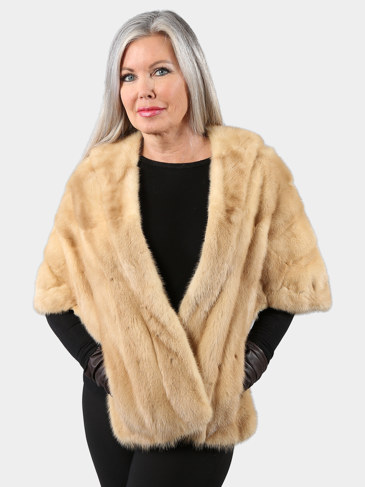 Woman's Vintage Breath of Spring Mink Fur Stole