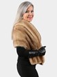 Woman's Vintage Autumn Haze Mink Fur Stole