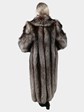 Woman's Silver Fox Fur Coat