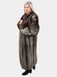 Woman's Silver Fox Fur Coat