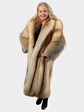 Woman's Natural Golden Isle Fox Fur Coat