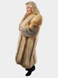 Woman's Natural Golden Isle Fox Fur Coat