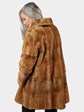 Woman's Whiskey Sheared Mink Fur Stroller