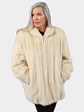 Woman's Plus Size Tourmaline Female Mink Fur Jacket