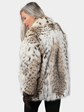 Woman's Cat Lynx Fur Jacket