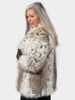 Woman's Cat Lynx Fur Jacket