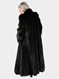 Woman's Ranch Female Mink Fur Swing Style Coat