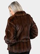 Woman's Female Demi Buff Mink Fur Jacket
