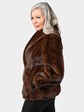 Woman's Female Demi Buff Mink Fur Jacket