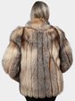 Woman's Crystal Fox Fur Jacket