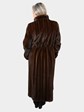 Woman's Mahogany Female Mink Fur Coat