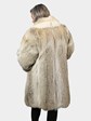 Woman's Coyote Fur 3/4 Coat