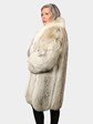 Woman's Coyote Fur 3/4 Coat