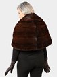 Woman's Mahogany Mink Fur Stole