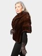 Woman's Mahogany Mink Fur Stole