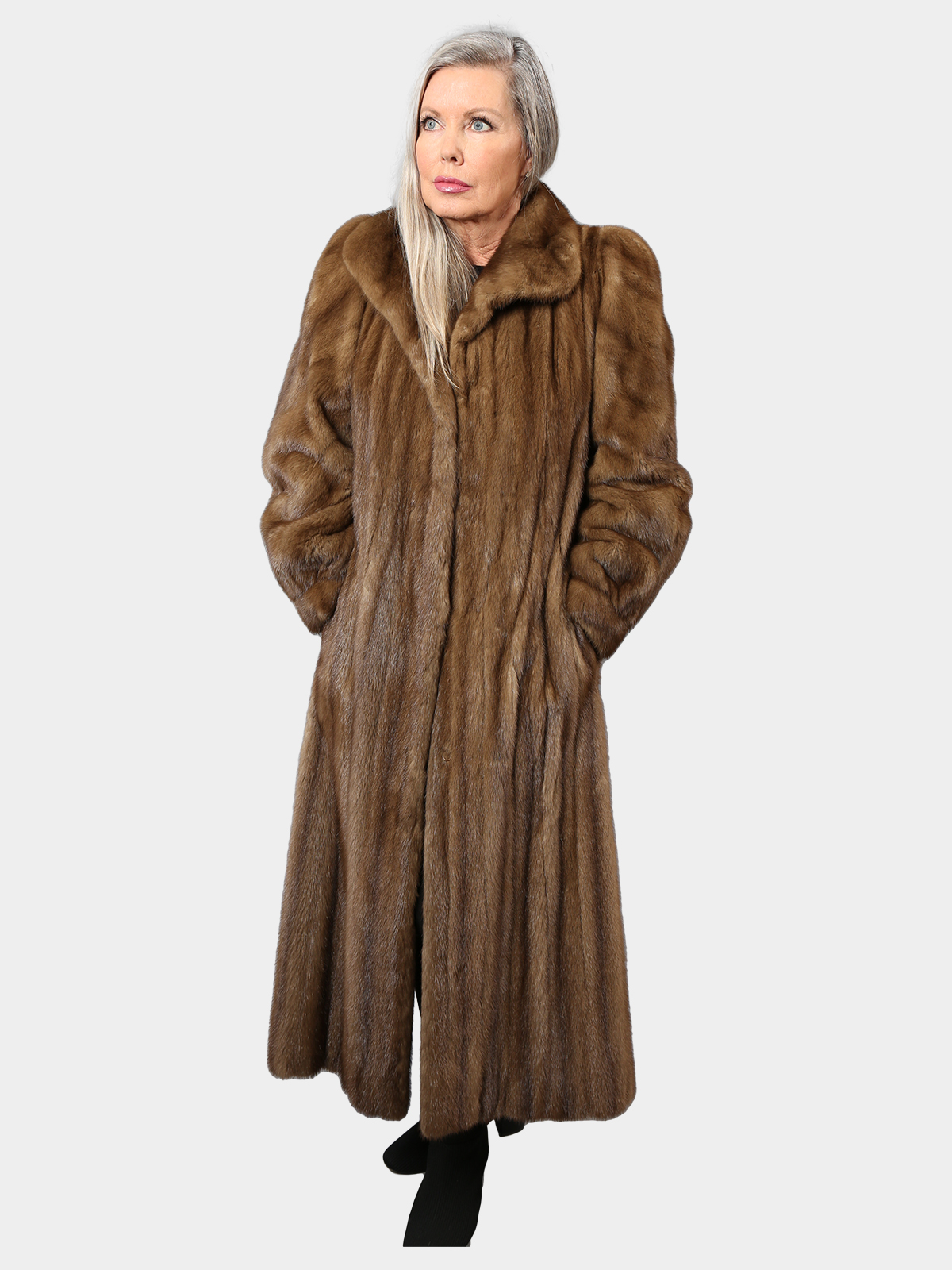 Woman's Lunaraine Female Mink Fur Coat