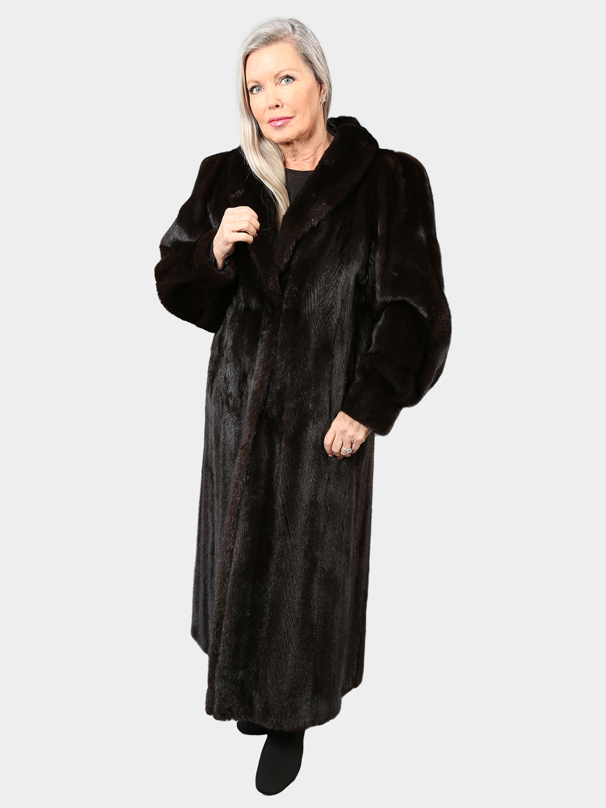 Woman's Ranch Mink Fur Coat