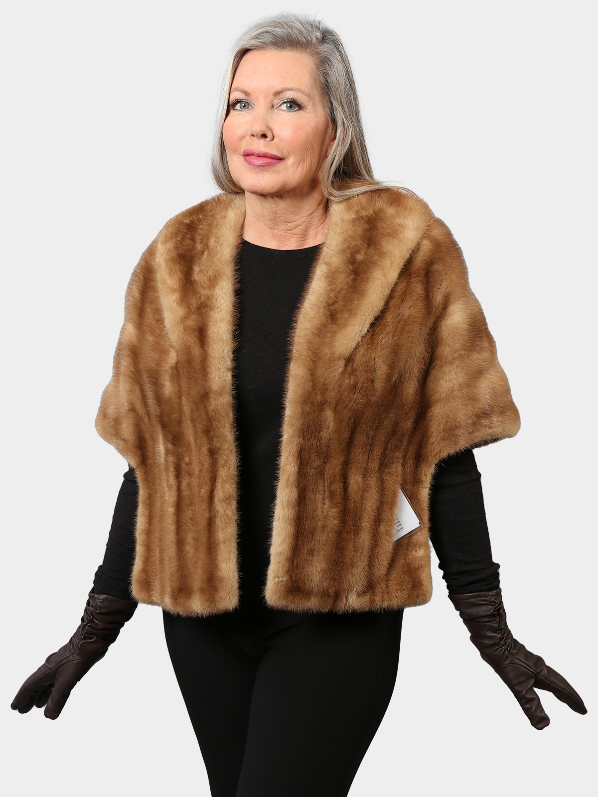 Woman's Vintage Autumn Haze Mink Fur Stole