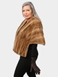 Woman's Vintage Autumn Haze Mink Fur Stole