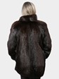 Woman's Ebony Beaver Fur Jacket