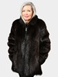 Woman's Ebony Beaver Fur Jacket