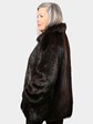 Woman's Ebony Beaver Fur Jacket