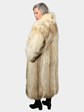 Woman's Natural Coyote Fur Coat