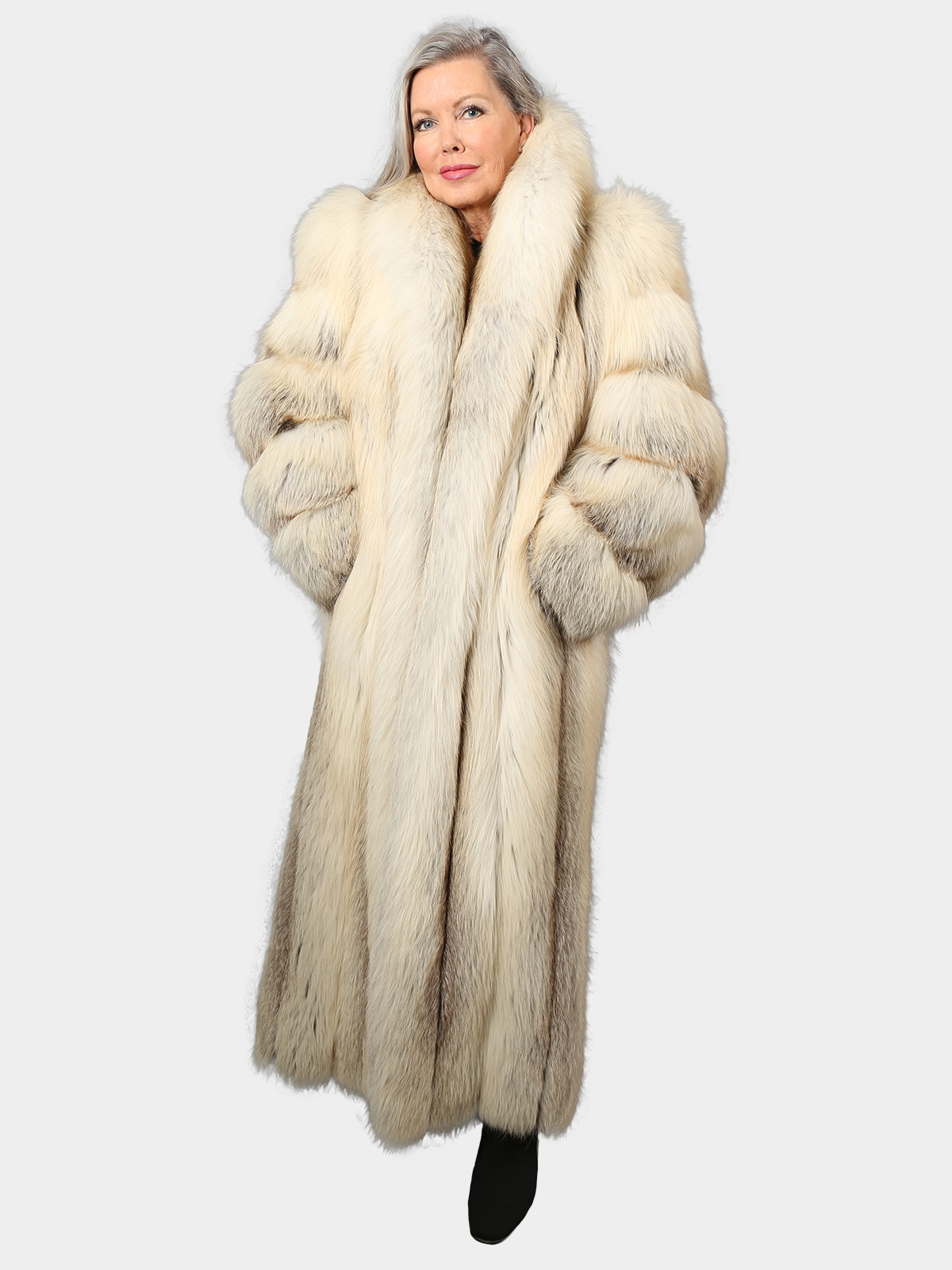 Woman's Golden Isle Fox Fur Coat