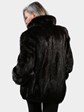 Woman's Black Beaver Fur Jacket