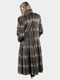 Woman's Natural Sheared Muskrat Fur Coat