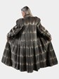 Woman's Natural Sheared Muskrat Fur Coat