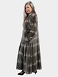 Woman's Natural Sheared Muskrat Fur Coat