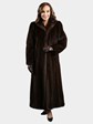 Woman's Mahogany Mink Fur Coat