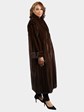 Woman's Neiman Marcus Mahogany Female Mink Fur Coat