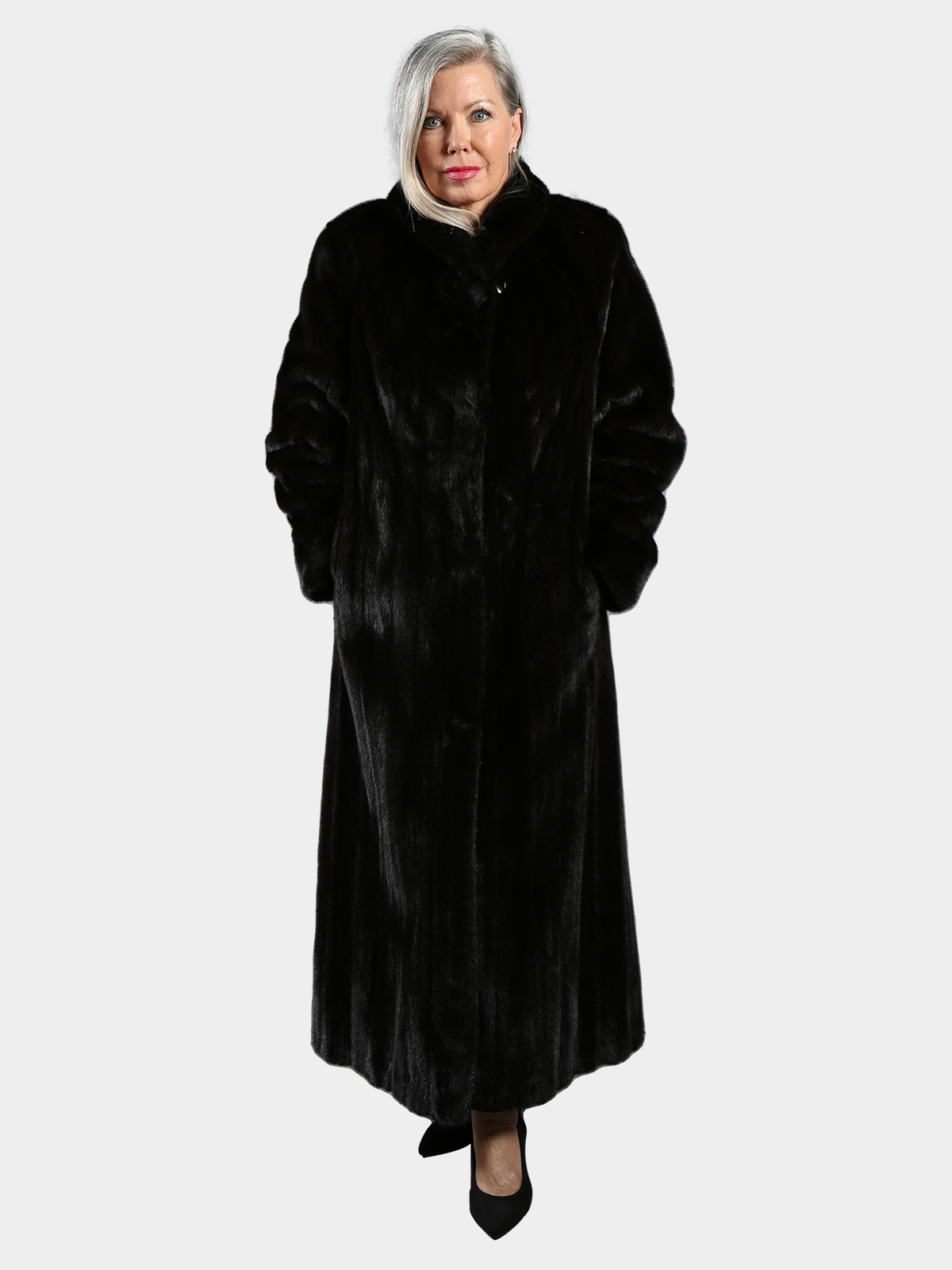 Woman's Ranch Female Mink Fur Coat