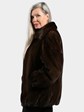 Woman's Mahogany Mink Fur Jacket