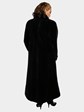 Woman's Black Sheared Beaver Fur Coat