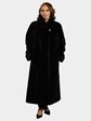 Woman's Black Sheared Beaver Fur Coat
