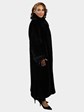 Woman's Black Sheared Beaver Fur Coat