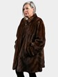 Woman's Plus Size Demi Buff Female Directional Body Mink Fur Stroller