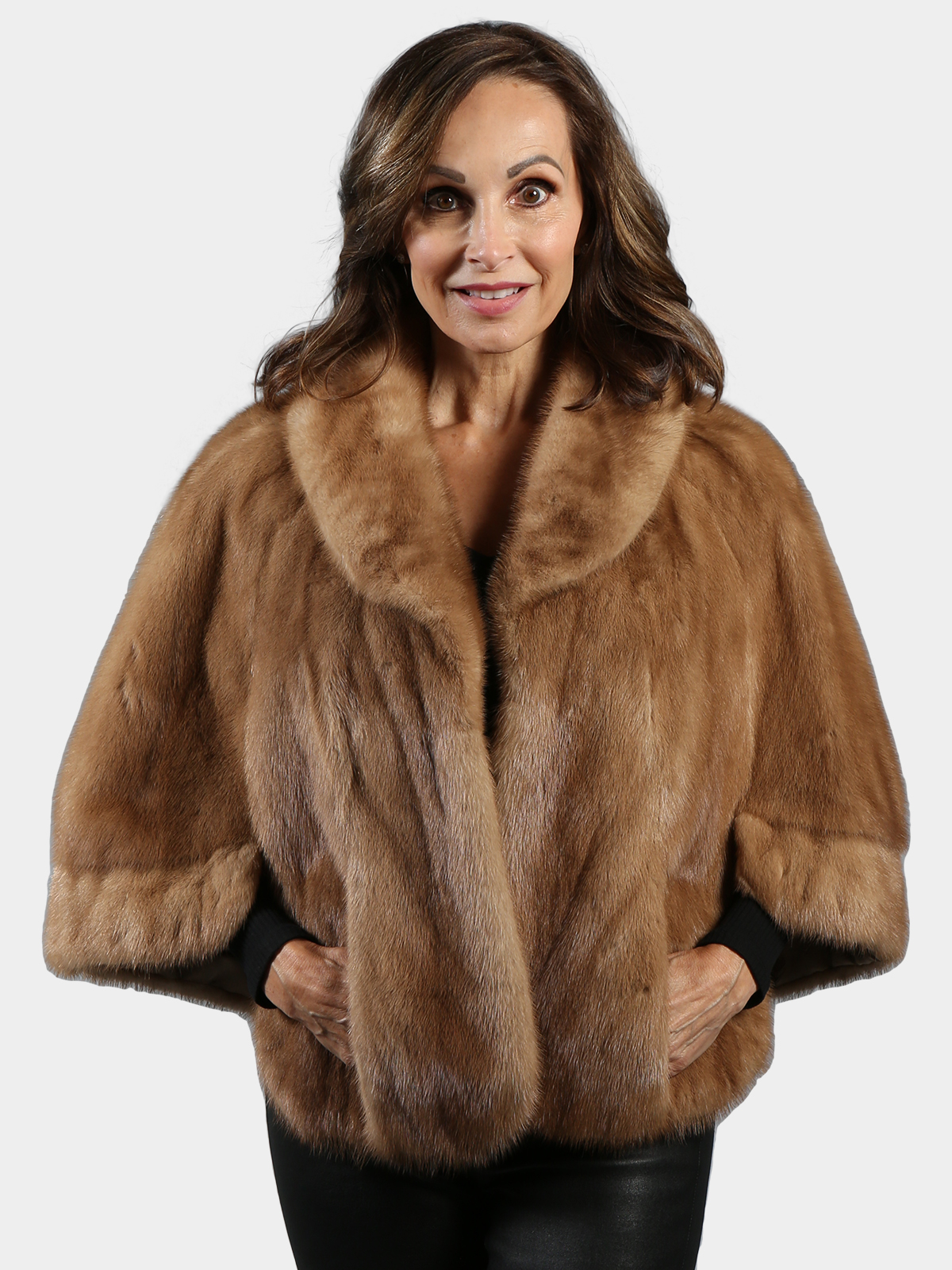 Woman's Vintage Pastel Mink Stole