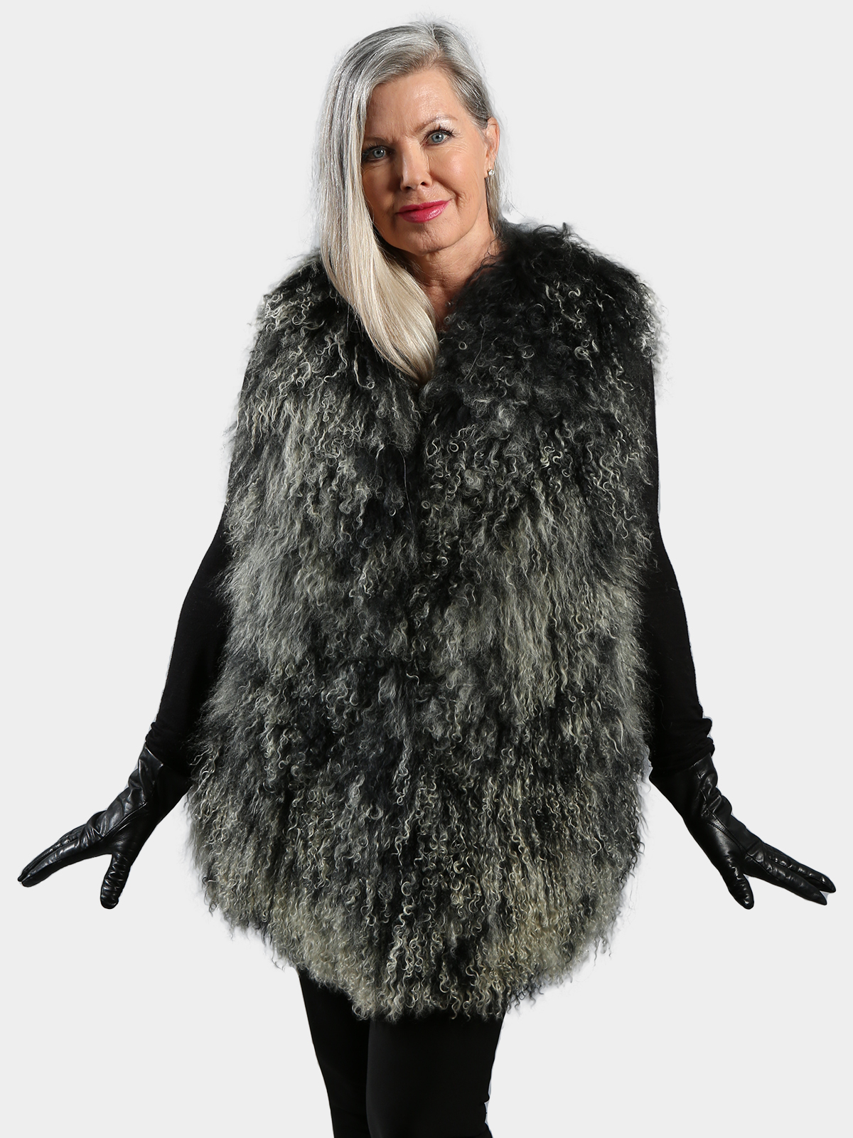 Woman's Tibetan Lamb Fur Vest