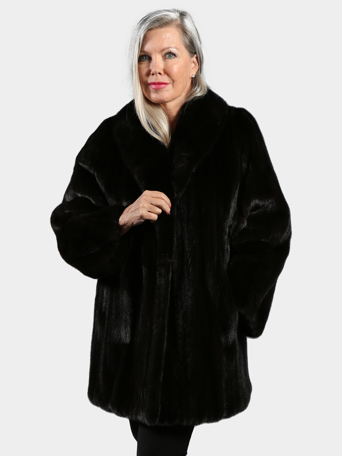 Woman's Blackglama Female Mink Fur Stroller