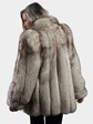 Woman's Christian Dior Natural Blue Fox Fur Jacket