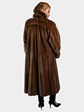 Woman's Plus Size Demi Buff Female Mink Fur Coat