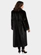 Woman's Petite Blackglama Female Mink Fur Coat