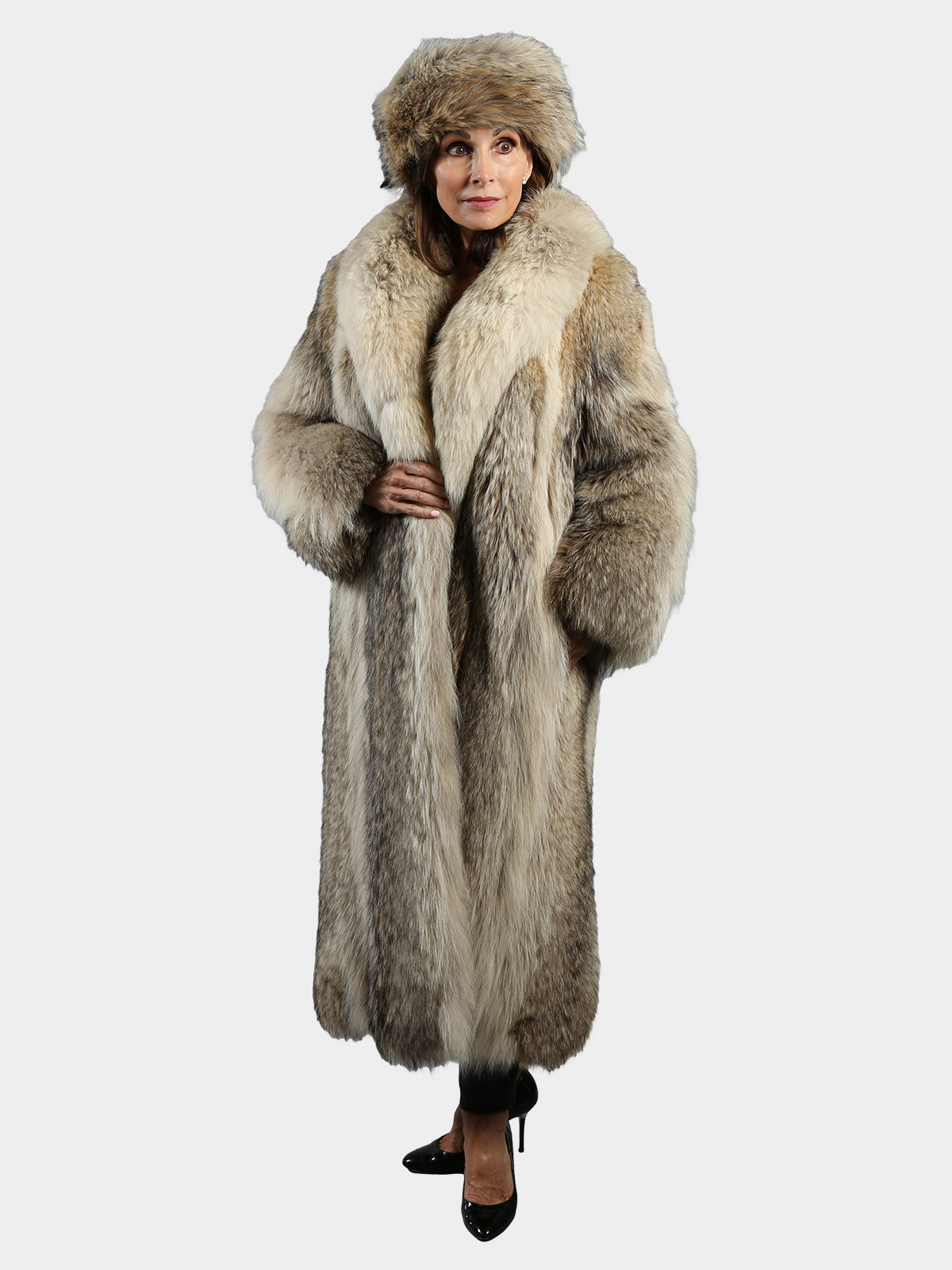 Woman's Coyote Fur Coat