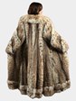 Woman's Vintage Cat Lynx Fur Coat