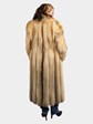 Woman's Red Fox Fur Coat by Bill Blass