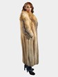 Woman's Red Fox Fur Coat by Bill Blass